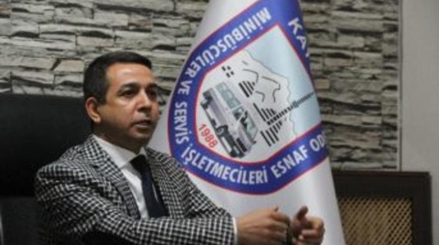 Kayseri Minib&uuml;s&ccedil;&uuml;ler Ve Servis İşletmecileri Esnaf Odası Başkanı Yavuz Ay: