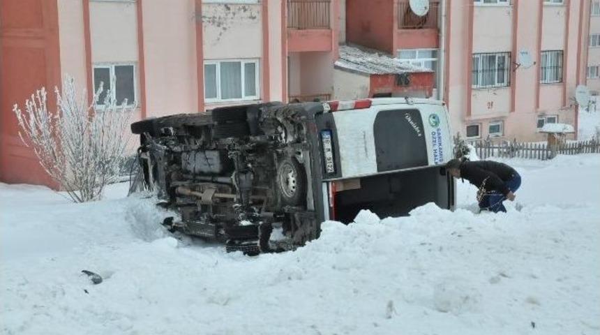 Sarıkamış&rsquo;ta Trafik Kazası