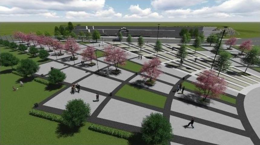 Selendi&rsquo;ye Kent Meydanı Yapımına Başlandı