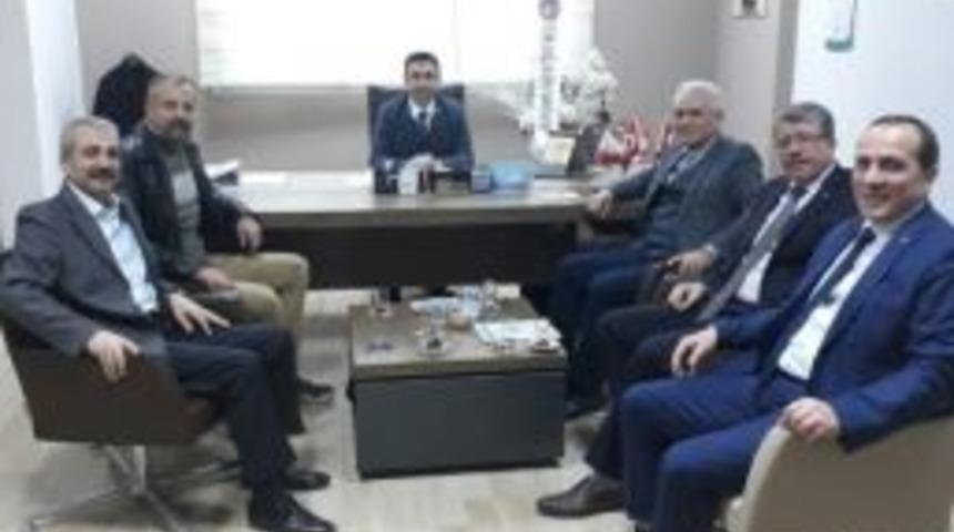 Daire Başkanı Akbaş T&uuml;rk Sağlık Sen&rsquo;i Ağırladı