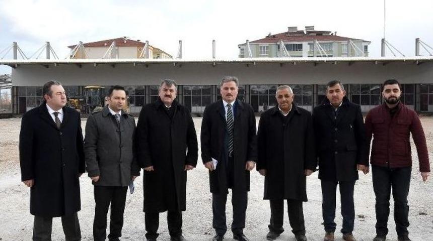 &Ccedil;akır Terminal İnşaatı &Ccedil;alışmalarını Yerinde İnceledi