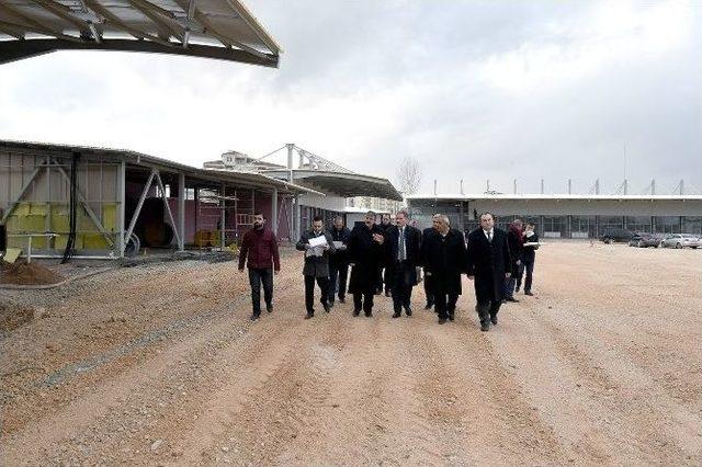 Çakır Terminal İnşaatı Çalışmalarını Yerinde İnceledi