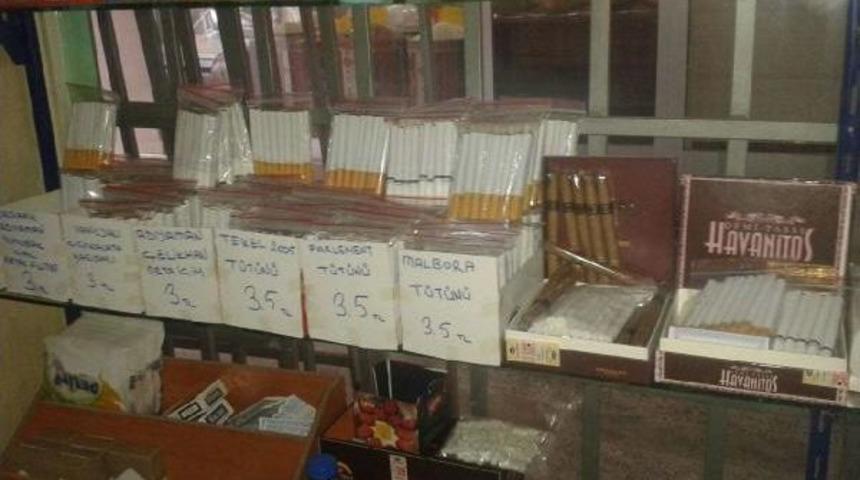 Sivas'ta Usuls&uuml;z Sigara Satan Işyerlerine Baskın