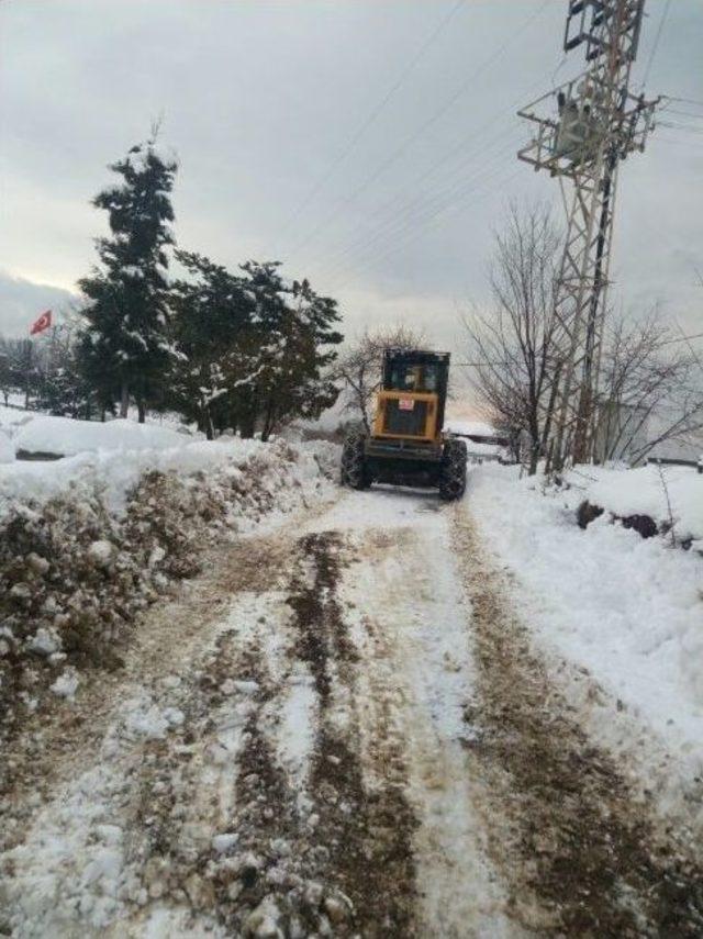 Gümeli’de Kar Kalınlığı 70 Santimetreye Ulaştı