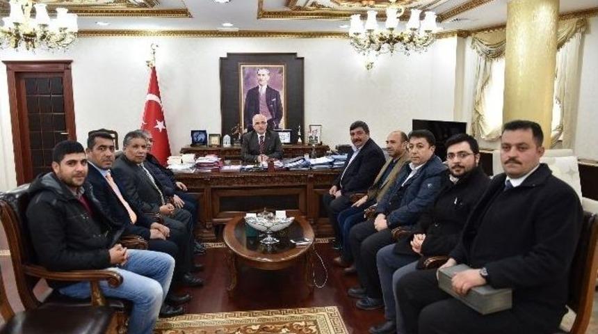 Şanlıurfa Gazeteciler Derneğinden Vali Tuna&rsquo;ya Ziyaret