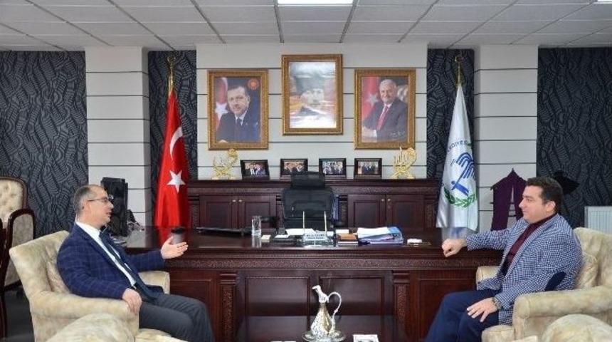 Kaymakam Yaman&rsquo;dan Başkan Bakıcı&rsquo;ya Ziyaret