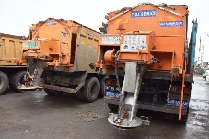 Süleymanpaşa Belediyesi Olası Yoğun Kar Yağışı Ve Buzlanmaya Karşı Hazır G1