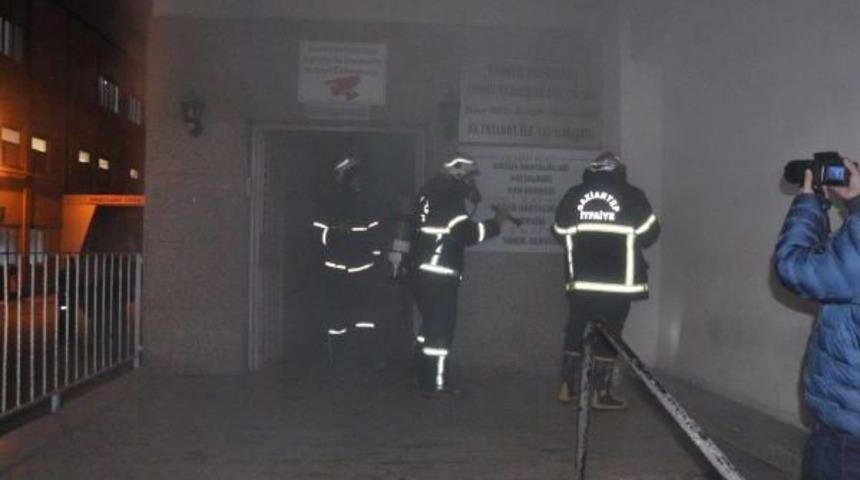 Gaziantep'te Hastanede Yangın