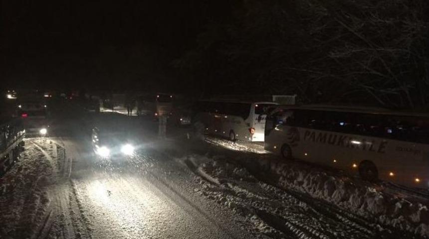 Bursa-ankara Yolu Trafiğe Kapandı