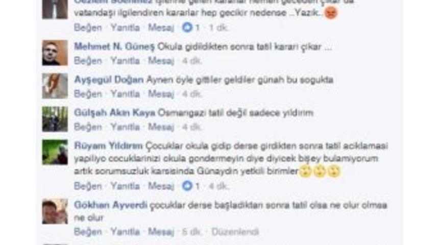 Bursa&rsquo;da Kar Tatili Muamması