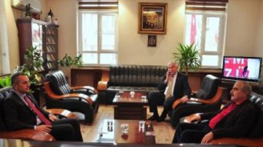 Kaymakamı Pişkin&rsquo;den Başkan Şahin&rsquo;e Ziyaret