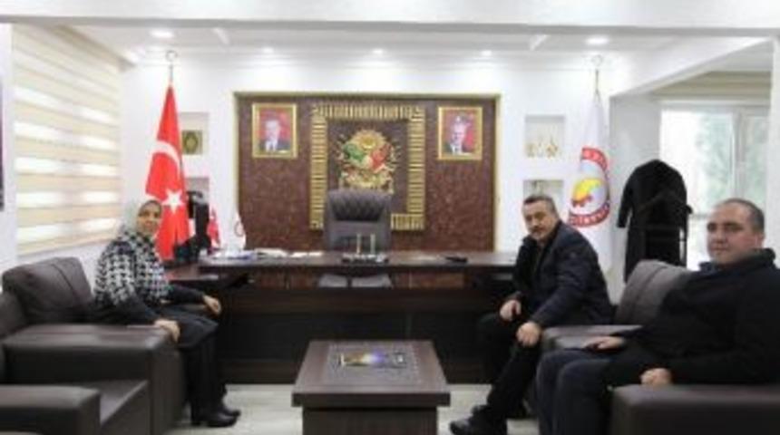 Milletvekili H&uuml;sniye Erdoğan&rsquo;dan Başkan Tutal&rsquo;a Ziyaret