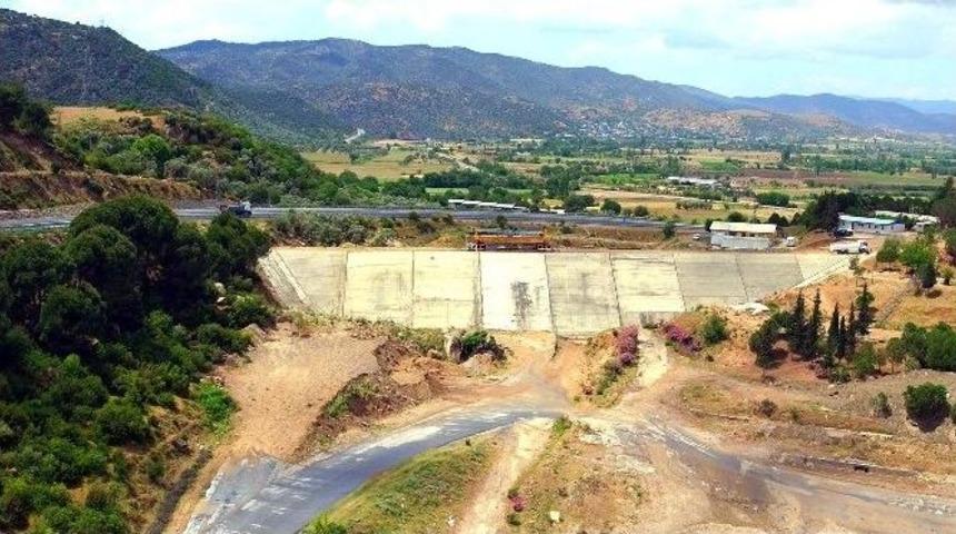 Aydın G&ouml;kbel Barajı&rsquo;nda &Ccedil;alışmalar Hızla Devam Ediyor