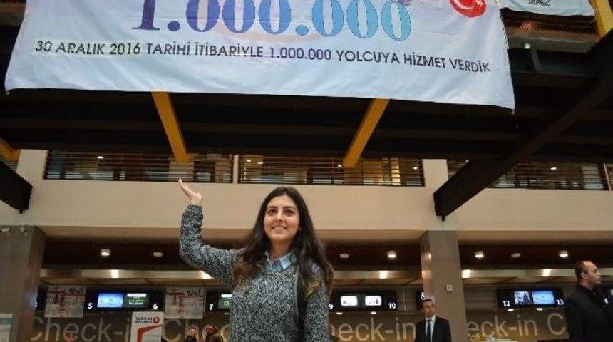 Ordu-giresun Havalimanında &lsquo;1 Milyonuncu Yolcu&rsquo; Heyecanı