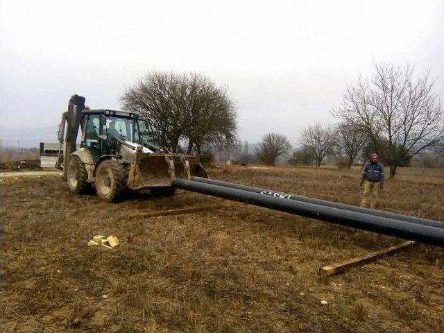 Vezirhan’da Sorunlu Ana Su Hattı Yenileniyor