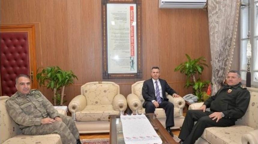 Jandarma Genel Komutan Yardımcısı Lapanta&rsquo;dan Vali Elban&rsquo;a Ziyaret