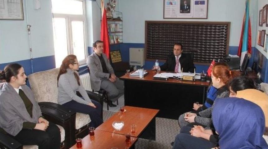 M&uuml;d&uuml;r Samsa&rsquo;dan Okul Ziyareti