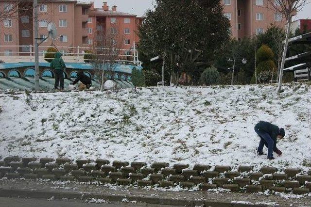 Silivri Beyaza Büründü