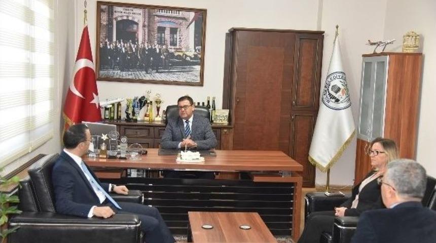 Kaymakam Arslan&rsquo;dan Başkan Tokat&rsquo;a Ziyaret