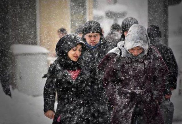 Konya'da Kar Yağışı Etkili Oldu