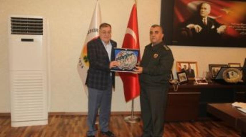 İl Jandarma Komutanı Ak&ccedil;a&rsquo;dan Ntso&rsquo;ya Veda Ziyareti