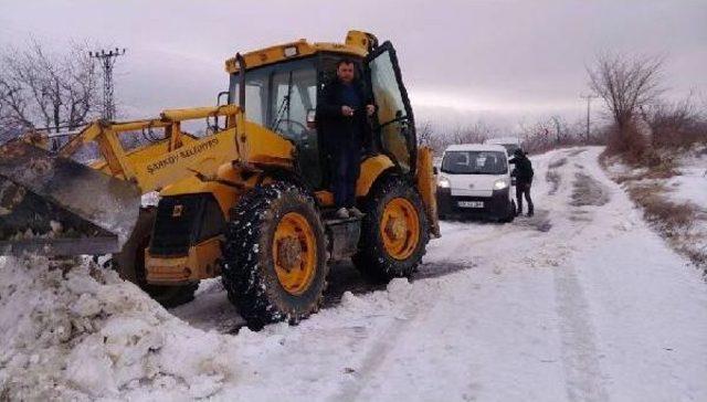 Şarköy'de Kar Yağışı