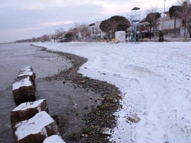 Şarköy'de Kar Yağışı