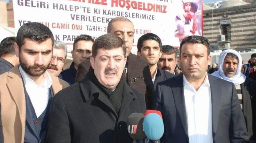 Diyarbakır&rsquo;da Halep İ&ccedil;in Yardım Kermesi D&uuml;zenlendi