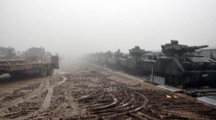 Suriye Sınırındaki Gaziantep'e, Askeri Sevkiyat