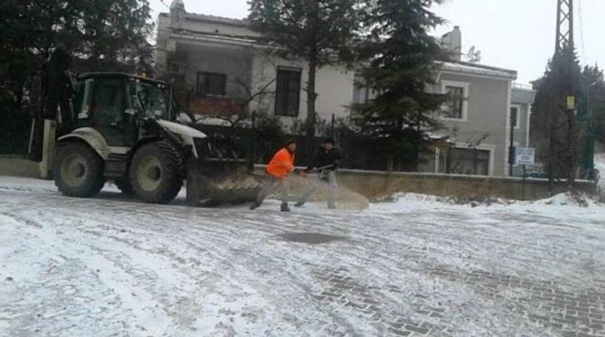 S&uuml;leymanpaşa Belediyesi&rsquo;nin Kar Ve Buzlanma M&uuml;cadelesi Devam Ediyor