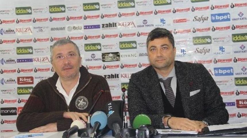 Şahin: "adanaspor&rsquo;un Ligde Kalması İ&ccedil;in &Ccedil;aba Sarf Edeceğiz"