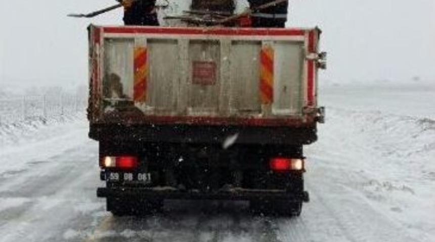 Tekirdağ B&uuml;y&uuml;kşehir Belediyesi Karla M&uuml;cadeleye Hazır