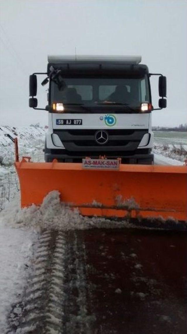 Tekirdağ Büyükşehir Belediyesi Karla Mücadeleye Hazır