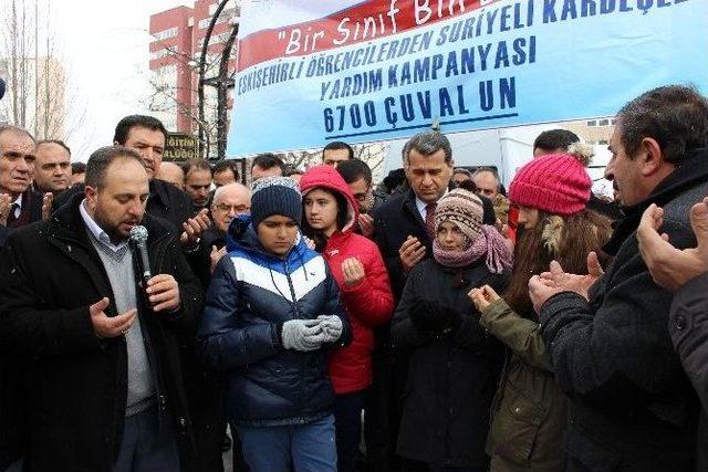 Eskişehir’de Halep İçin “bir Sınıf Bin Lokma” Kampanyası