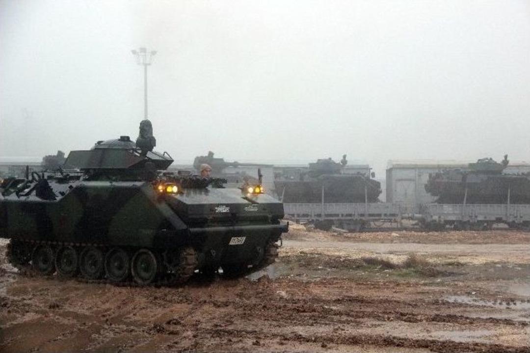 Zırhlı Muharebe Ara&ccedil;ları Suriye Sınırına G&ouml;nderildi
