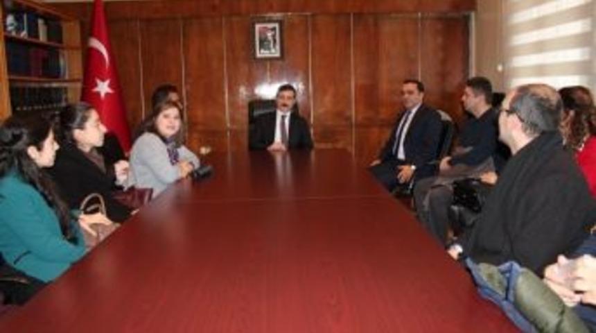 Aday &Ouml;ğretmenler Kaymakam G&ouml;zen&rsquo;i Ziyaret Etti