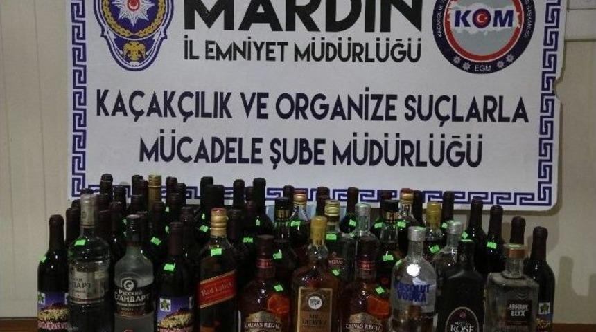 Mardin&rsquo;de Yılbaşı &Ouml;ncesi Ka&ccedil;ak İ&ccedil;ki Ve Sigara Operasyonu
