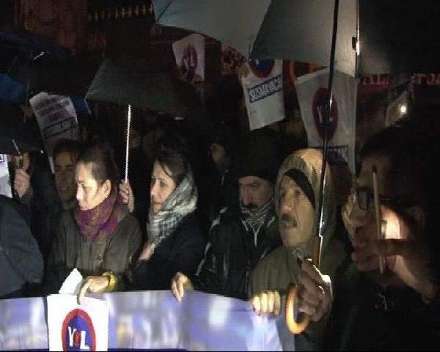 Beyoğlu'nda Yol Tv Protestosu