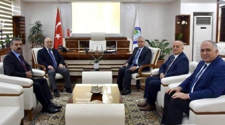 Kaymakam &Ccedil;elenkoğlu&rsquo;dan Başkan Kayda&rsquo;ya Ziyaret