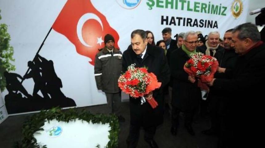 Orman Bakanı Şehitler Tepesi'nde