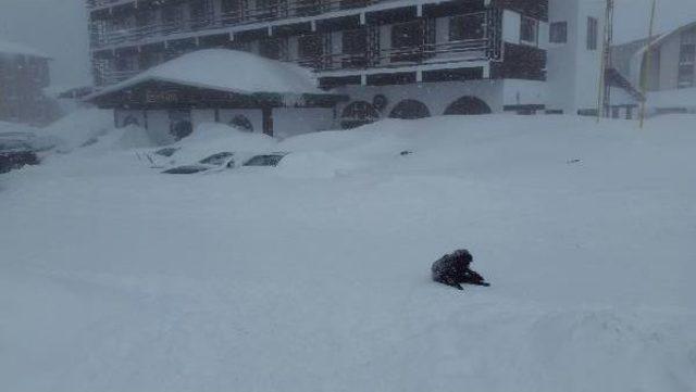 Uludağ'da Kar Kalınlığı 2 Metre 32 Santim