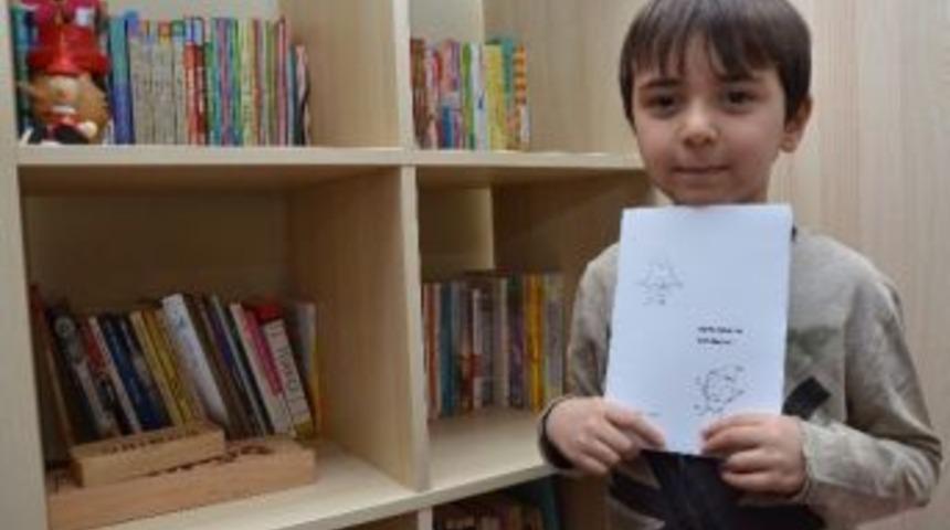 (&ouml;zel Haber) - 7 Yaşındaki Batu Hayali &Ouml;yk&uuml;s&uuml;n&uuml; Kitaba &Ccedil;evirdi