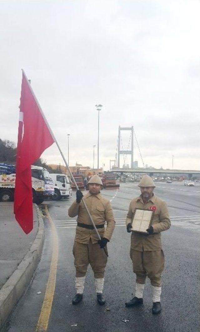 (özel Haber) 15’lilerin Torunları 15 Temmuz Şehitler Köprüsü’nde Nöbeti Devraldı