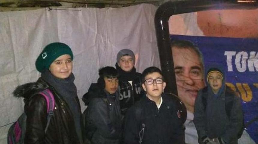 &Ouml;ğrenciler I&ccedil;in Durağa Soba Kurdu