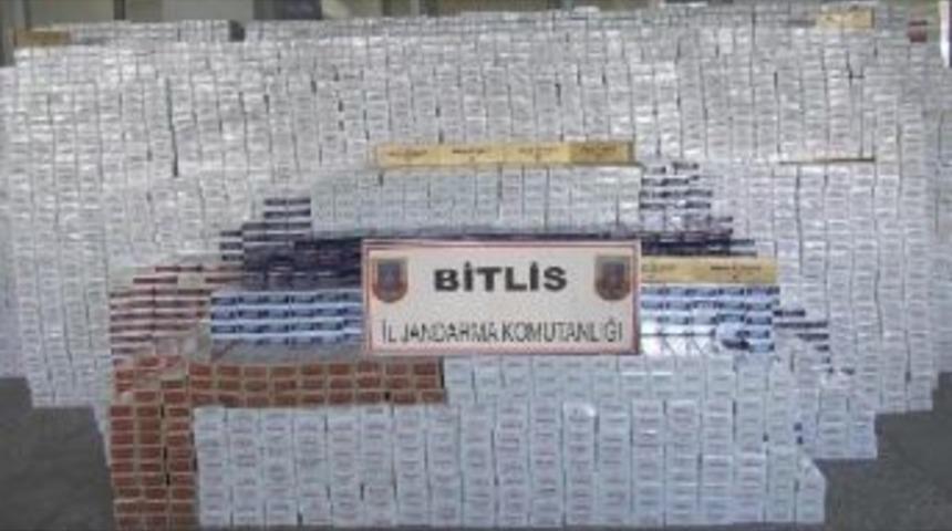 Bitlis&rsquo;Te 20 Bin 110 Paket Ka&ccedil;ak Sigara Ele Ge&ccedil;irildi