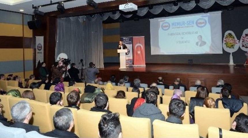 Memur-sen Genel Başkanı Yal&ccedil;ın: "darbeye Darbe Diyemeyen Kahramanlık Madalyası Bekleyerek Aymazlık Yapıyor"