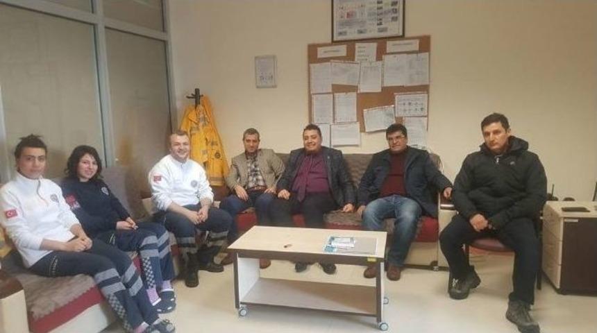 Eskişehir Sağlık-sen Şube Başkanı K&ouml;ksal&rsquo;ın İl&ccedil;e Ziyareti