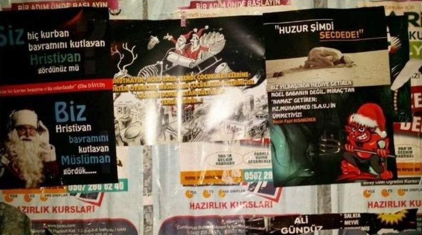 Yılbaşı Eğlencelerine Ve Noel&rsquo;e Afişli Tepki