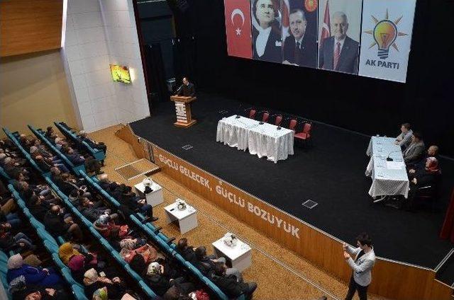 Bozüyük Ak Parti İlçe Teşkilatı Yılın Son Danışma Toplantısını Yaptı