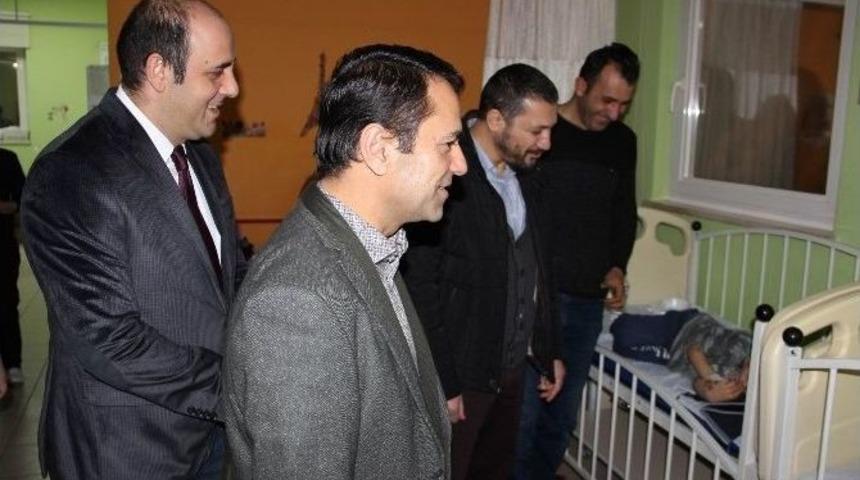 Vali Aktaş, Hastane Ve Emniyet &Ccedil;alışanlarını Ziyaret Etti